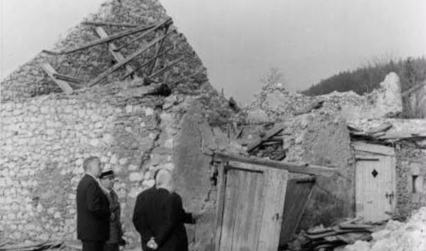 En 1962, Corrençon-en-Vercors a été secouée par un séisme des plus destructeurs dans les Alpes. Photo Le DL/Archives