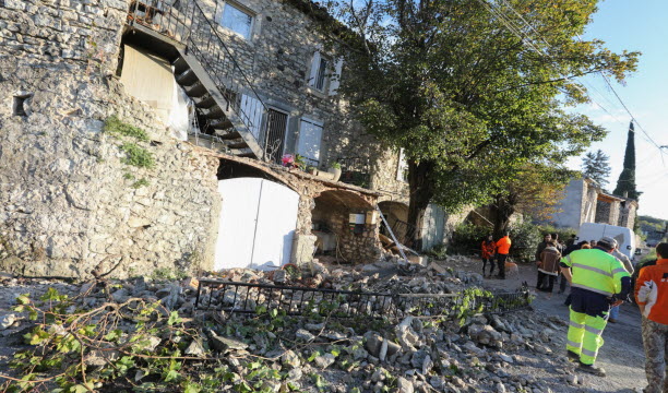 Le 11 novembre 2019, un séisme de magnitude 5,4 frappait la commune du Teil, en Ardèche. Photo Le DL/Fabrice ANTERION
