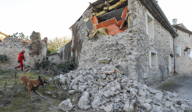 Le tremblement de terre du 11 novembre a causé de considérables dégâts au Teil.