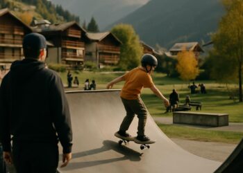 La Plagne-Tarentaise : « Inciter les enfants à pratiquer le skate sur la rampe »