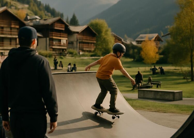 La Plagne-Tarentaise : « Inciter les enfants à pratiquer le skate sur la rampe »