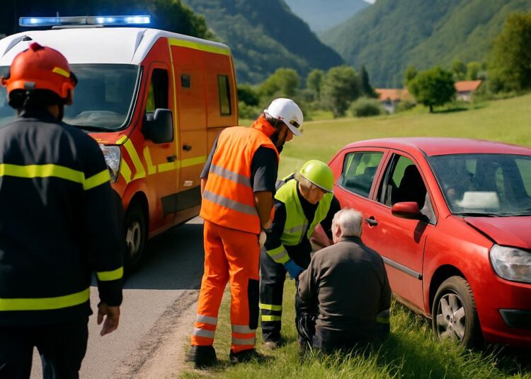 Isère : un octogénaire gravement blessé suite à un accident