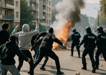 Échirolles : affrontements violents entre police et jeunes, deux arrestations.