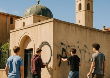 Roussillon : Quatre jeunes admettent avoir vandalisé la mosquée.