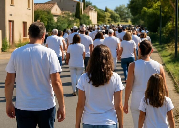 Saze (Gard). Une marche blanche en mémoire de Lenny, victime d'un accident, le 5 octobre.