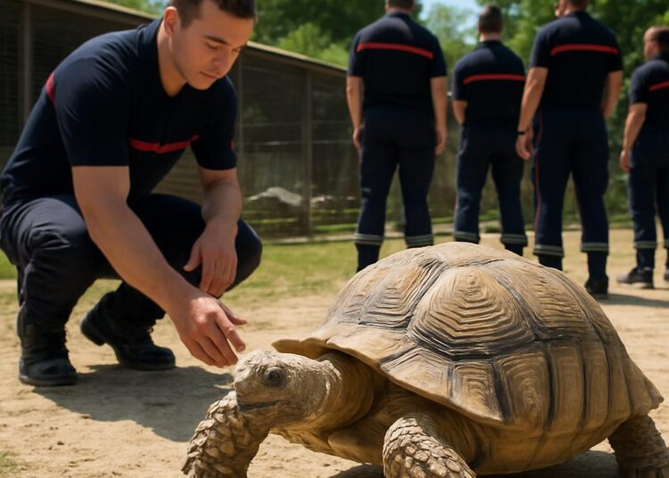 Drôme : « Cette tortue peut écraser votre main » - Formation des pompiers à la Ferme aux crocodiles
