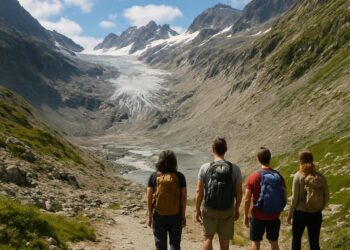 Vallorcine, Haute-Savoie : le déclin progressif des glaciers du vallon de Bérard