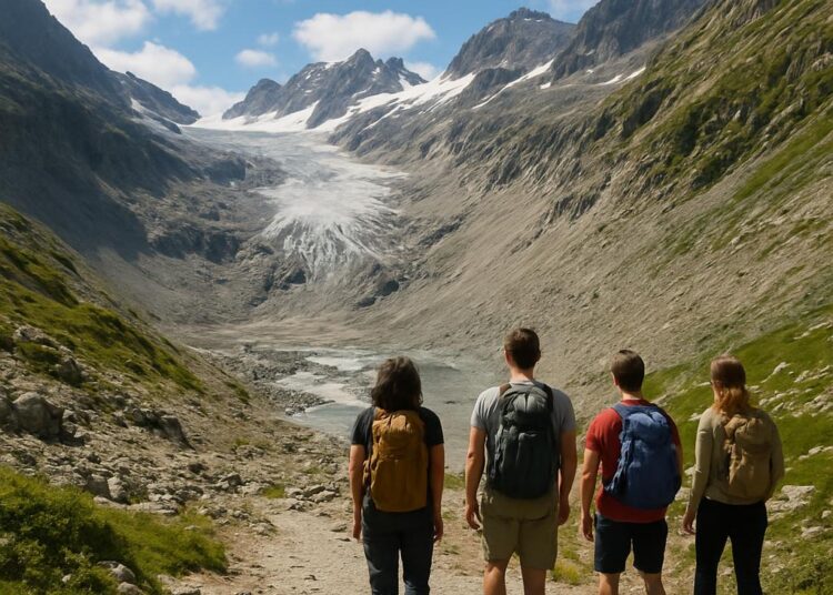 Vallorcine, Haute-Savoie : le déclin progressif des glaciers du vallon de Bérard