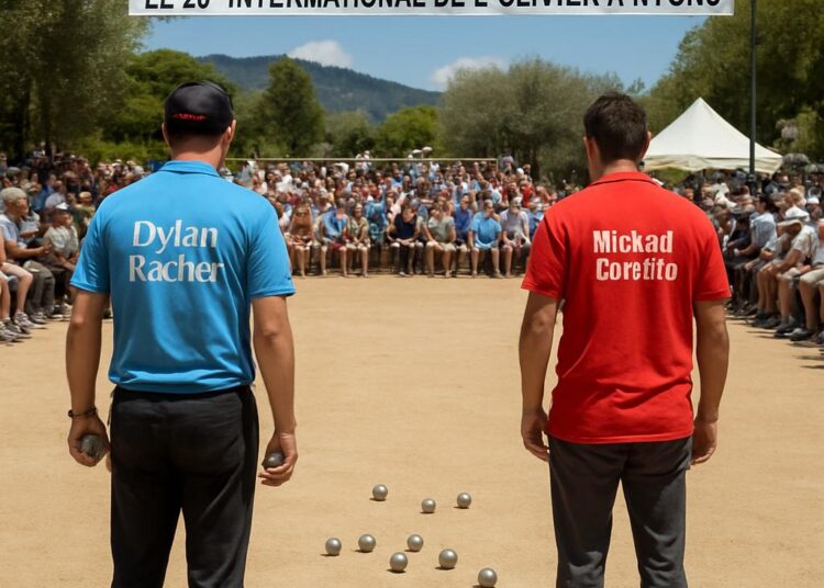 Pétanque : Le 20e International de l’Olivier à Nyons débute avec Dylan Rocher et Mickaël Bonetto, 700 triplettes en lice.