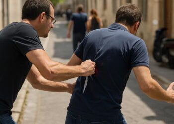 Valence : Un homme se blesse en poignardant autrui.