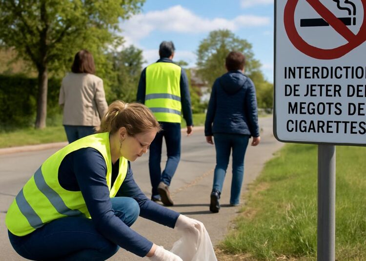 Prévessin-Moëns : La commune s'engage dans la lutte contre les mégots de cigarettes.