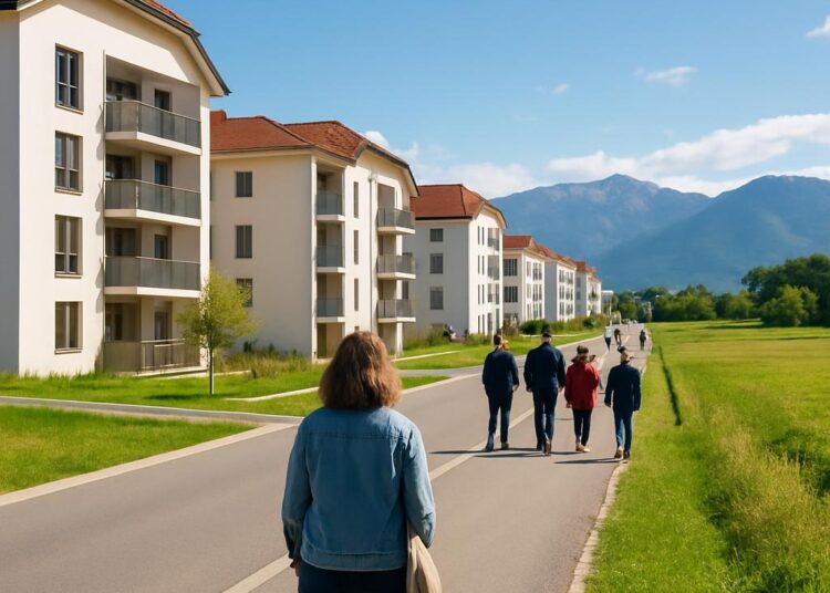 Haute-Savoie : « Je suis heureuse de vivre ici » - 800 logements créés près de Genève
