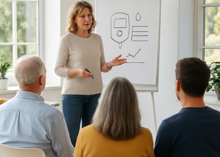 Ardèche : Une diabétique partage son expertise avec d'autres patients.