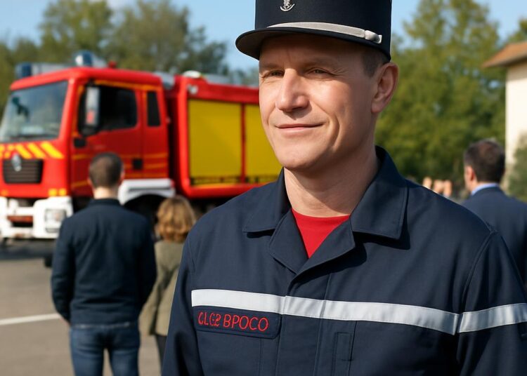 Prévessin-Moëns : Découvrez le capitaine Christophe Le Drogo, nouveau chef des pompiers.