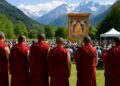 Haute-Savoie : Célébration des 25 ans du centre bouddhiste avec sept moines tibétains