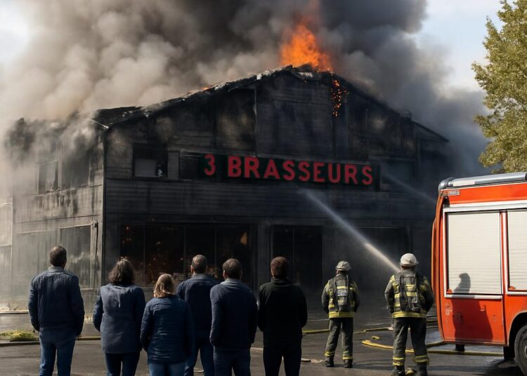 Échirolles. Incendie destructeur aux 3 Brasseurs : 50 employés en chômage technique