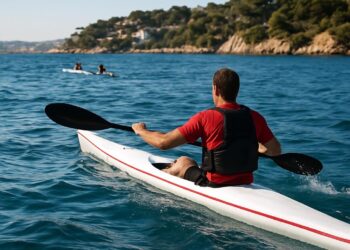 Canoë-kayak : « Une épreuve amusante » - Quentin Bonnetain pagaye à Toulon en surfski.