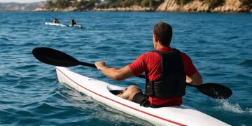 Canoë-kayak : « Une épreuve amusante » - Quentin Bonnetain pagaye à Toulon en surfski.