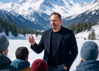 Samuel Le Bihan soutient des JO d'hiver 2030 « responsables » dans les Hautes-Alpes.