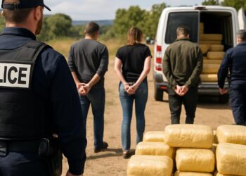 Ardèche : Trois personnes en détention après la saisie de 450 kg de résine de cannabis
