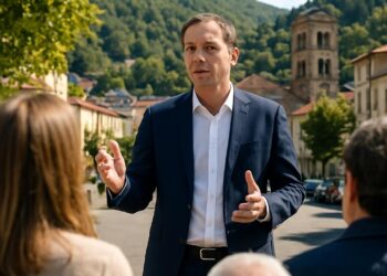 Municipales 2026 : Cédric Merchat à Vals-les-Bains prône un changement cohérent.