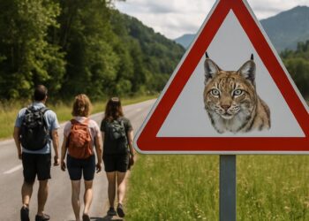 Haute-Savoie : L'apparition du lynx sur les panneaux routiers du Chablais