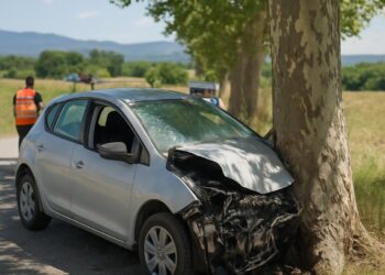 Alpes-de-Haute-Provence : une automobiliste gravement blessée après un choc avec un platane.