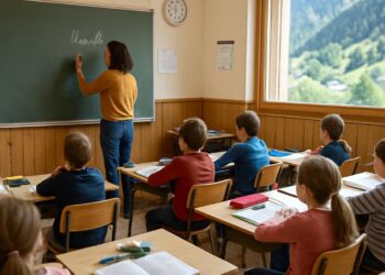 Savoie : Plongée dans la classe unique de la Giettaz, une enseignante exceptionnelle.