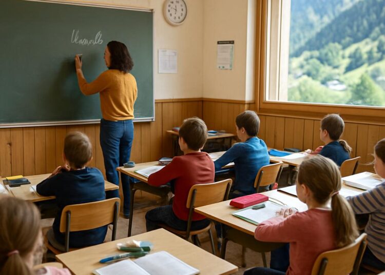 Savoie : Plongée dans la classe unique de la Giettaz, une enseignante exceptionnelle.