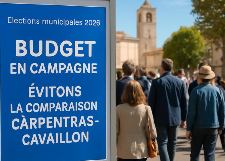 Élections municipales 2026 : Budget en campagne, évitons la comparaison Carpentras-Cavaillon.