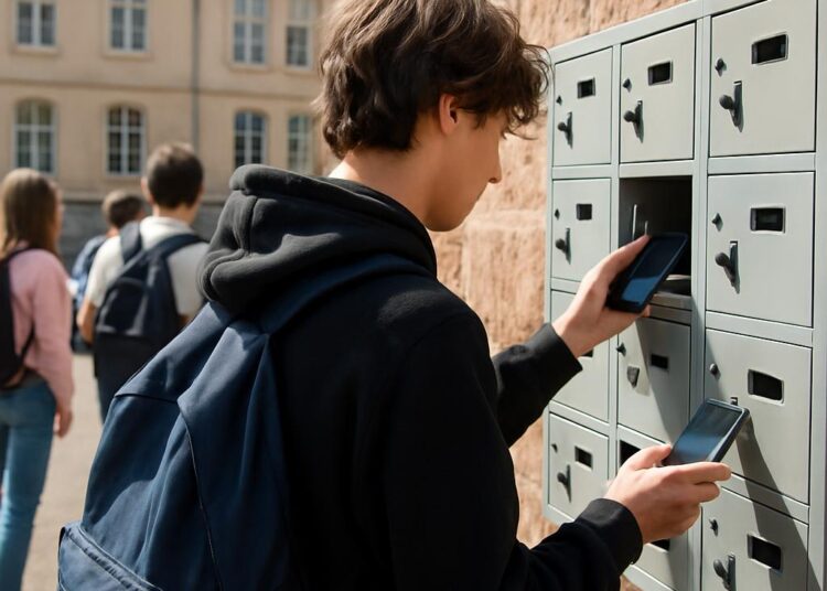 Briançon : les élèves d'un lycée doivent ranger leur téléphone en sécurité.