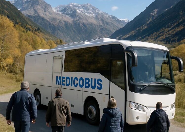 Hautes-Alpes : Début des tournées du Médicobus dans les Ecrins et Briançonnais.