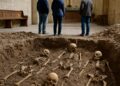 Étrange découverte : quatre squelettes partiels sous le sol d'une église des Hautes-Alpes.