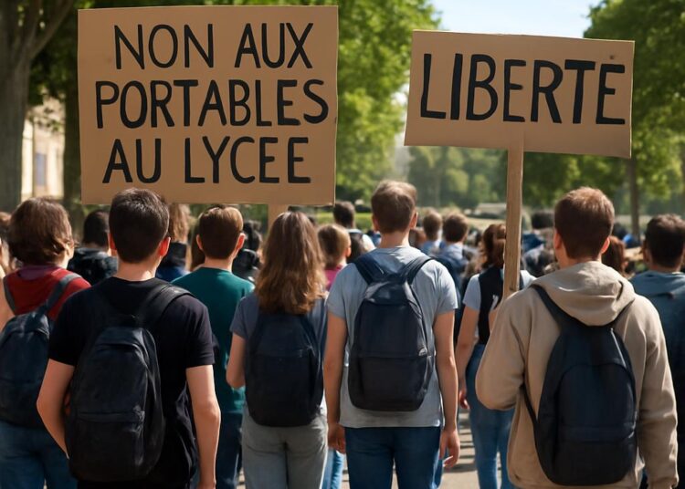 Ardèche et Drôme : De nombreux jeunes s'opposent à l'interdiction des portables au lycée.