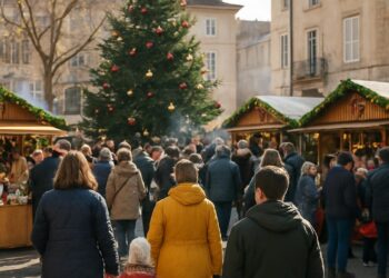 Aubenas : L'engagement des habitants dynamise les festivités de Noël.