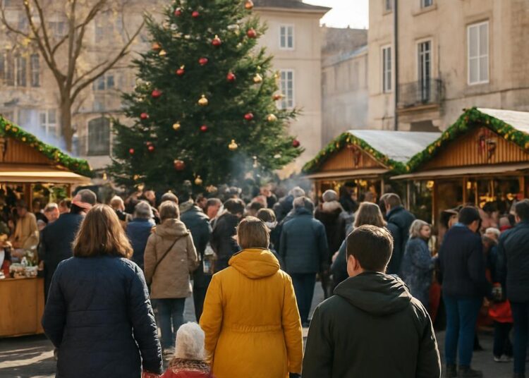 Aubenas : L'engagement des habitants dynamise les festivités de Noël.
