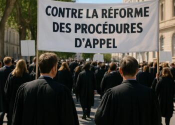 Avocats d'Avignon contestent la réforme des procédures d'appel.