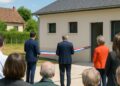 Cessy. Inauguration des vestiaires multisports par les autorités locales.