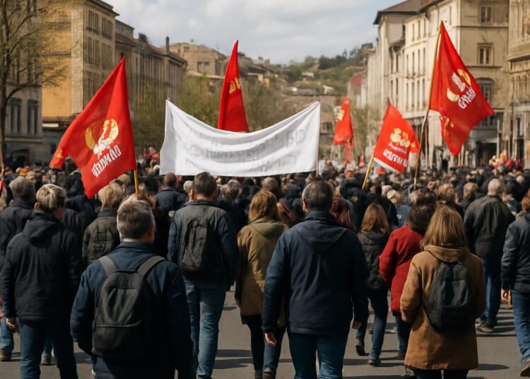 Annonay : Des manifestations pour les salaires et contre le budget, qualifiées de « carnage social »