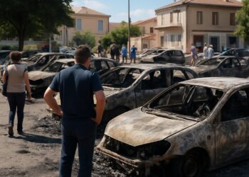 Châteauneuf-sur-Isère : une trentaine de véhicules incendiés la nuit dernière