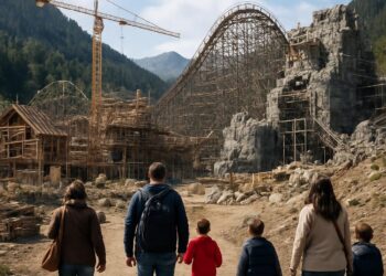 Un nouveau parc Astérix en projet par la Compagnie des Alpes en montagne.