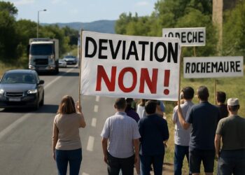 Ardèche : Le projet de déviation de Rochemaure refait surface, klaxons inclus.