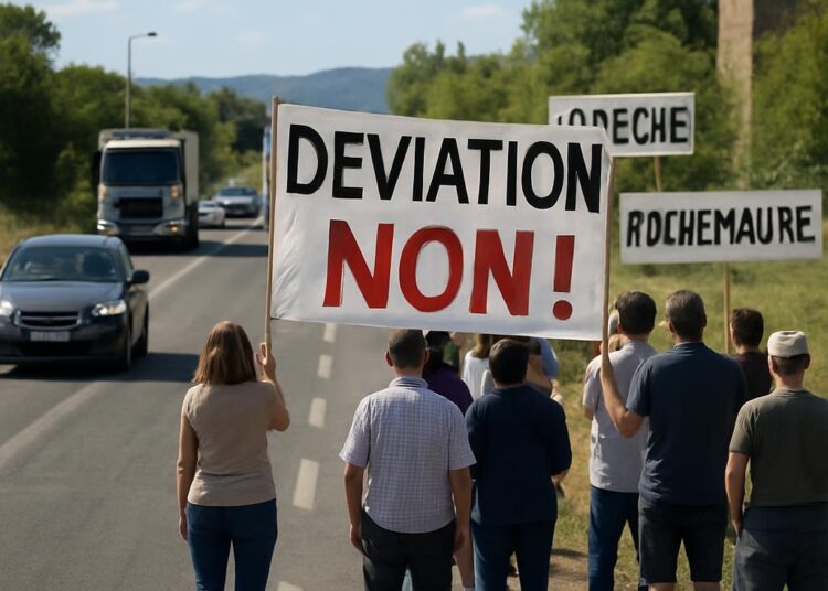 Ardèche : Le projet de déviation de Rochemaure refait surface, klaxons inclus.