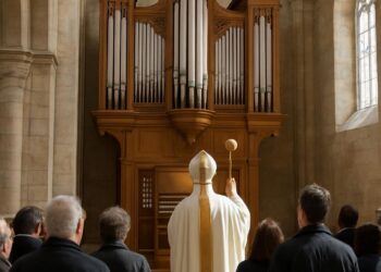 Briançon : inauguration de l'orgue par l'évêque à la collégiale Notre-Dame-et-Saint-Nicolas.