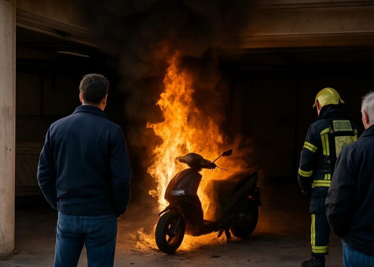 Savoie. Incendie d'un scooter dans un garage souterrain