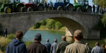 Vaucluse : Le pont de Bonpas a été bloqué par des agriculteurs mercredi.