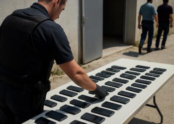 Drôme : Saisie de 31 téléphones lors d'une fouille XXL des cellules.