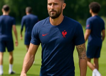 Olivier Giroud, originaire de l'Isère, parmi les athlètes français les plus séduisants en 2025.