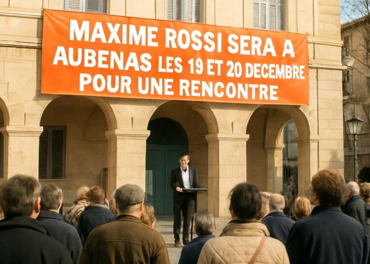 Maxime Rossi sera à Aubenas les 18 et 20 décembre pour une rencontre.