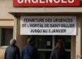 Fermeture des urgences de l'hôpital de Saint-Vallier jusqu'au 5 janvier.